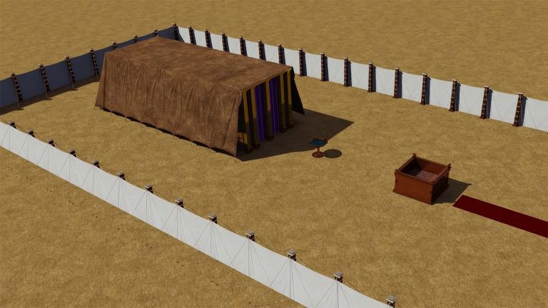 3D Model of the Tabernacle of Moses.